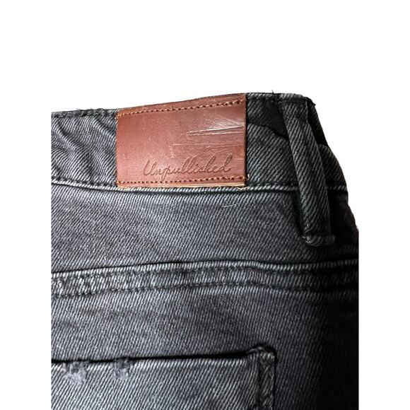 New Anthropologie Unpublished Margaux Cropped Demi Flare in Coal size 28 - Picture 6 of 12